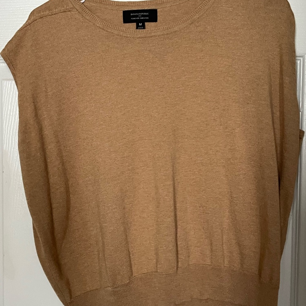 Banana Republic Camel Knit Top